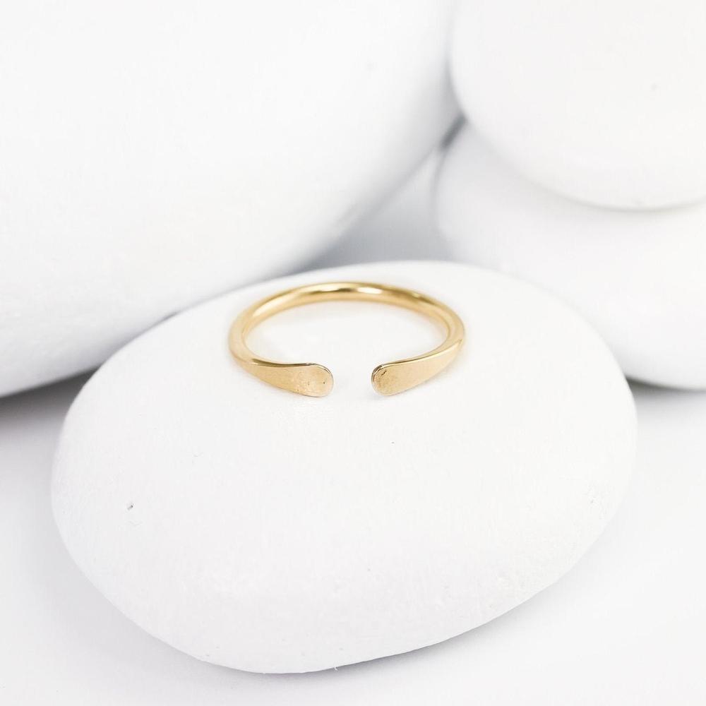 Half Round Toe Ring, 14K Gold Filled – Hoops By Hand