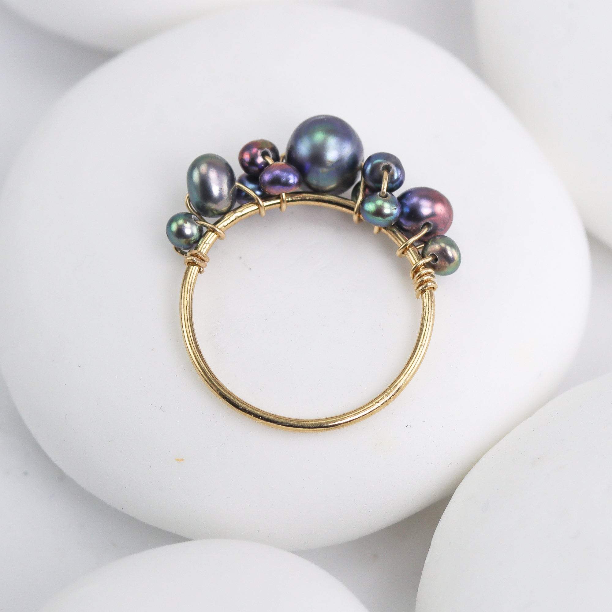 Bubbly Pearl Ring