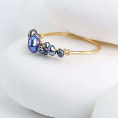 Bubbly Pearl Ring