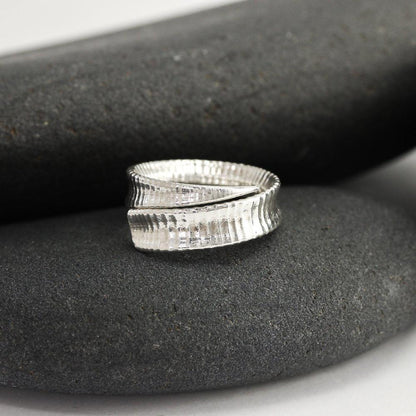 Cactus Spine Wrapped Ring in Silver