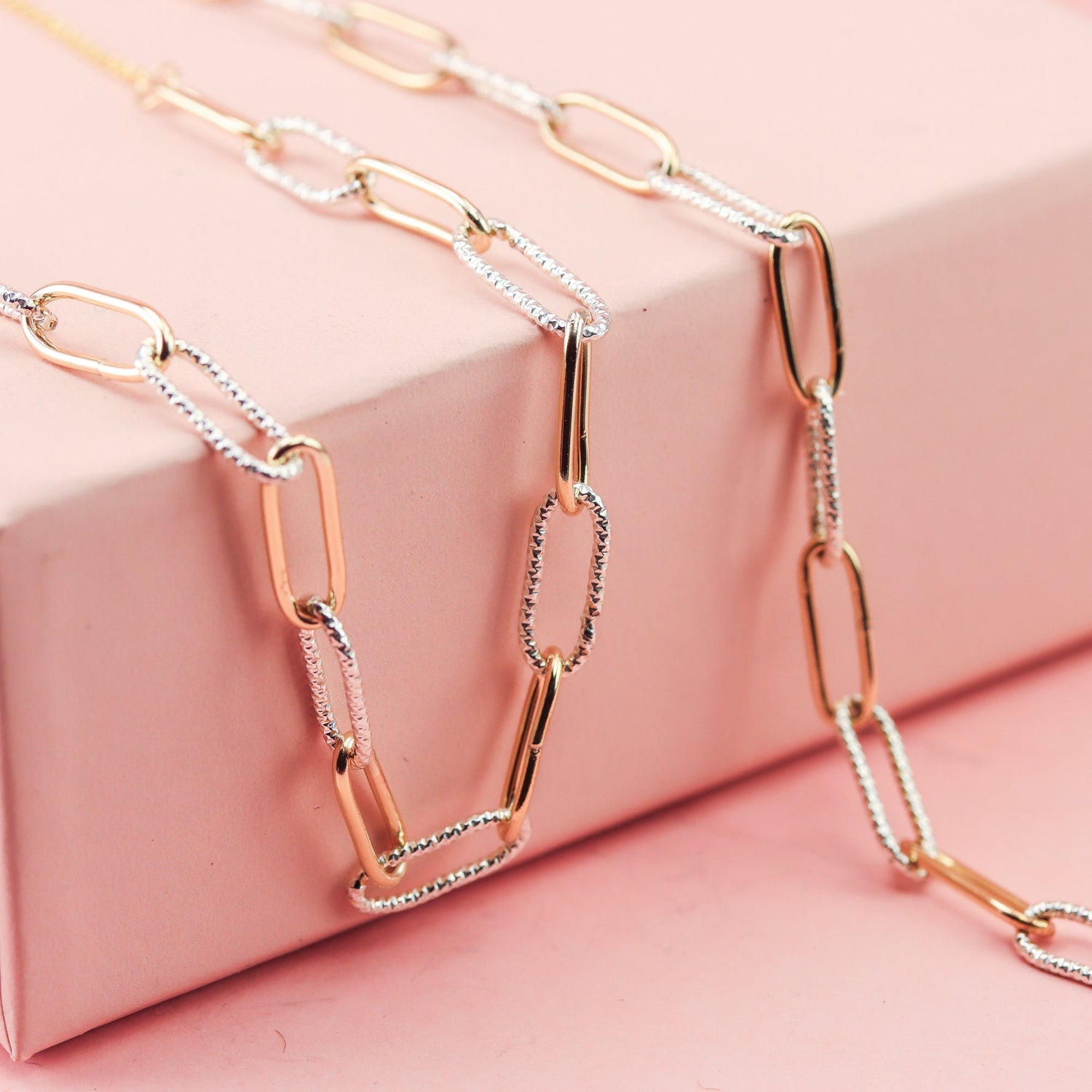 Chunky Paperclip Chain Bracelet