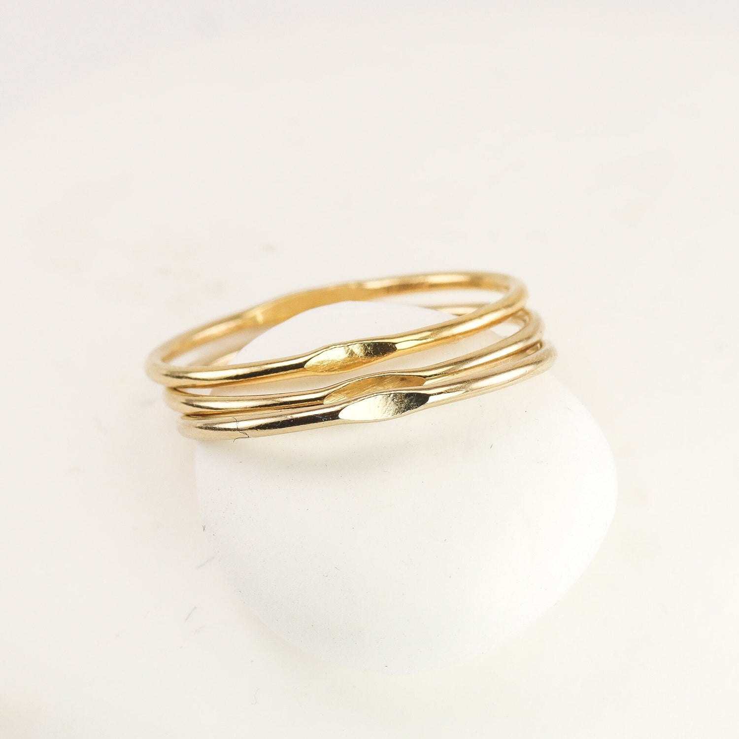 Dimple Stacking Rings