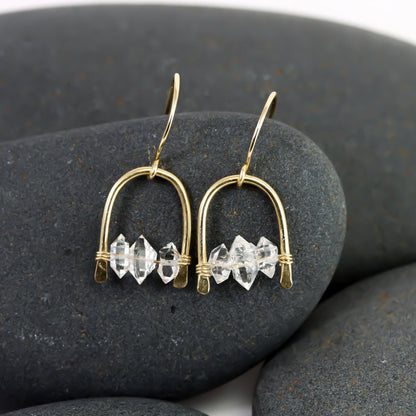 Herkimer Arch Earrings