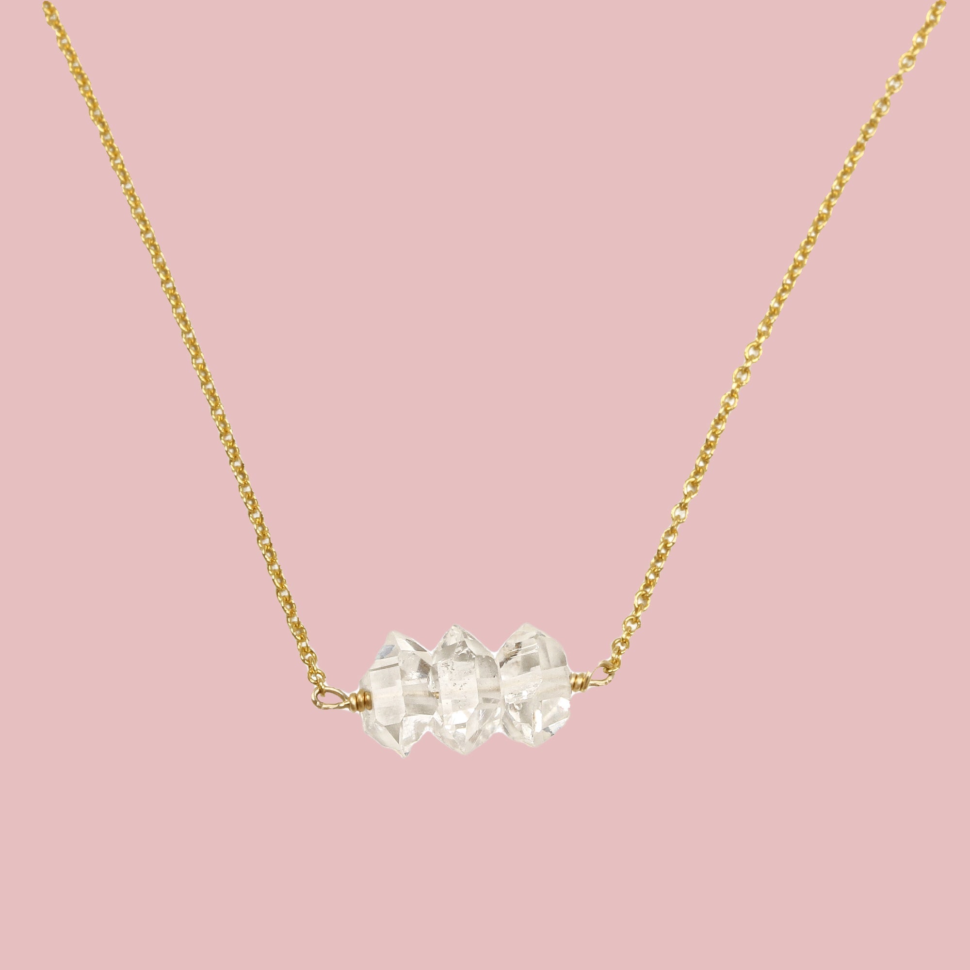 Herkimer Cluster Necklace