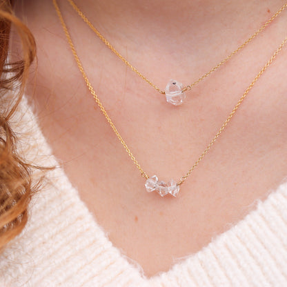 Herkimer Cluster Necklace