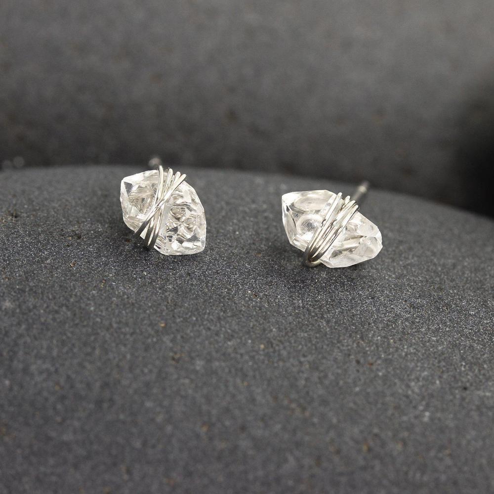 Herkimer Stud Earrings