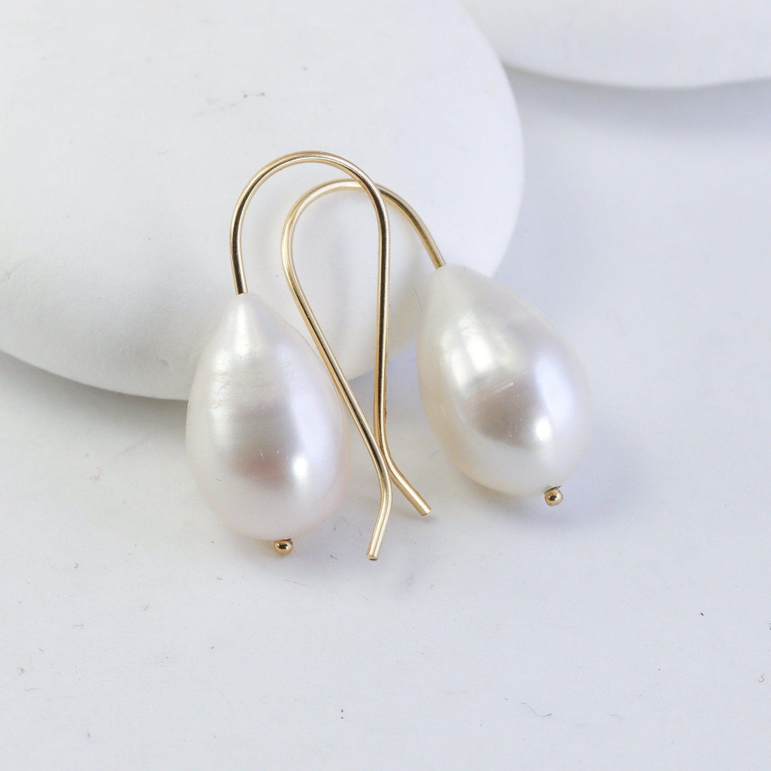 Large 14K Pearl Drops