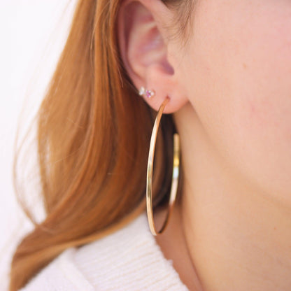 Large Skinny Hoops