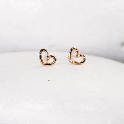 Mini Heart Studs