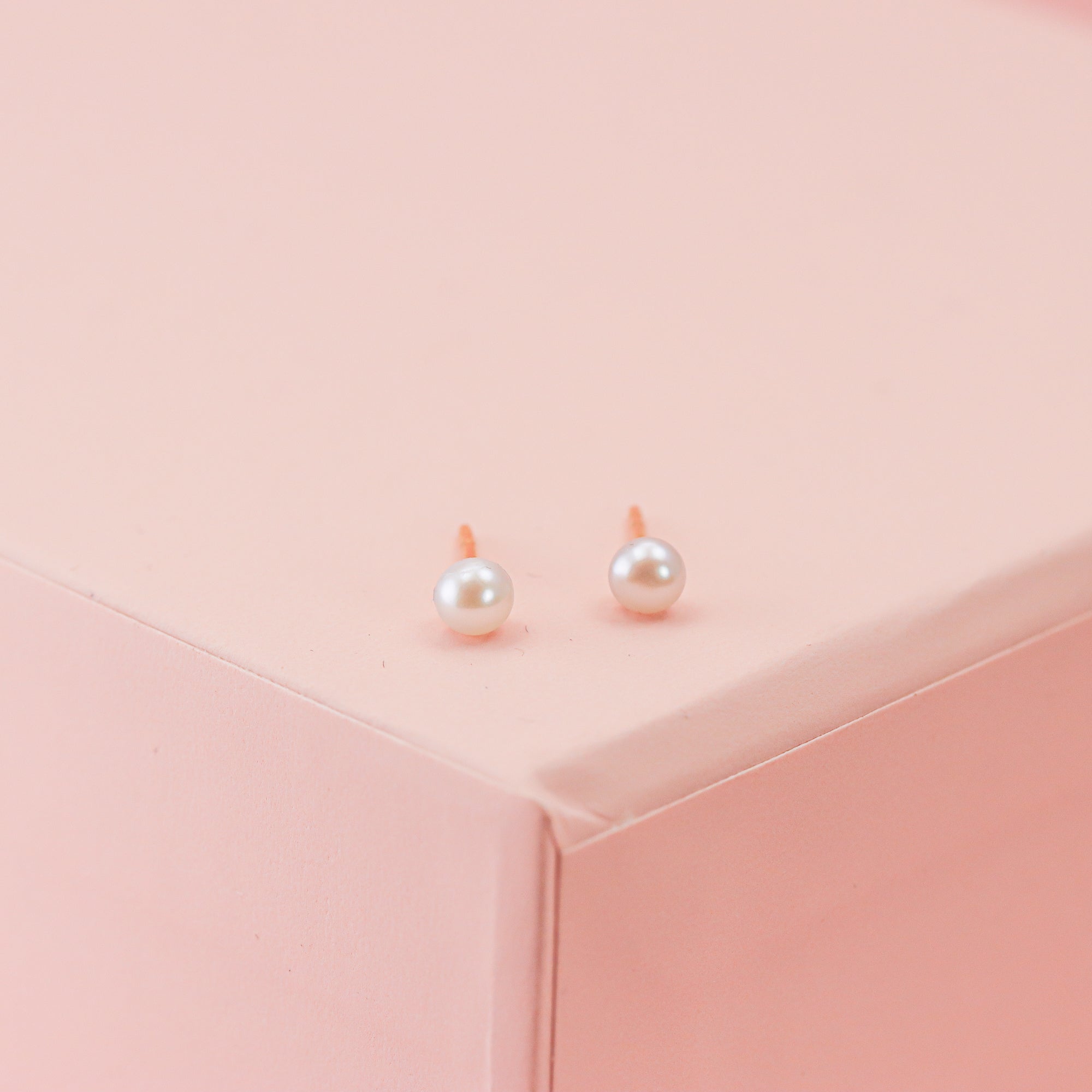 Mini Pearl Stud Earrings