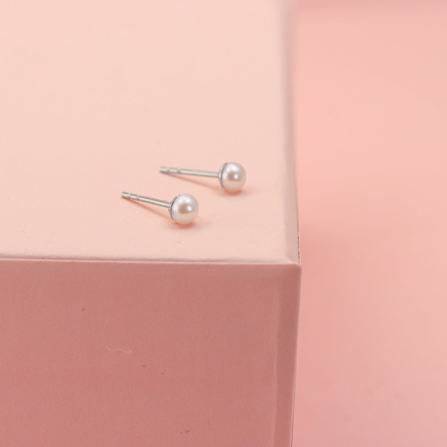 Mini Pearl Stud Earrings