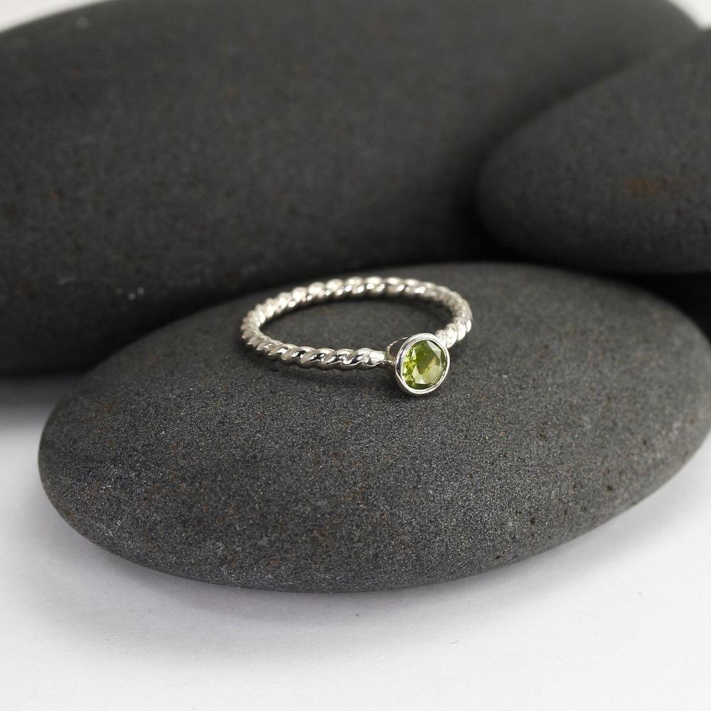 Peridot Stacking Ring