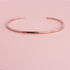 Rose Gold Twist Cuff Bracelet