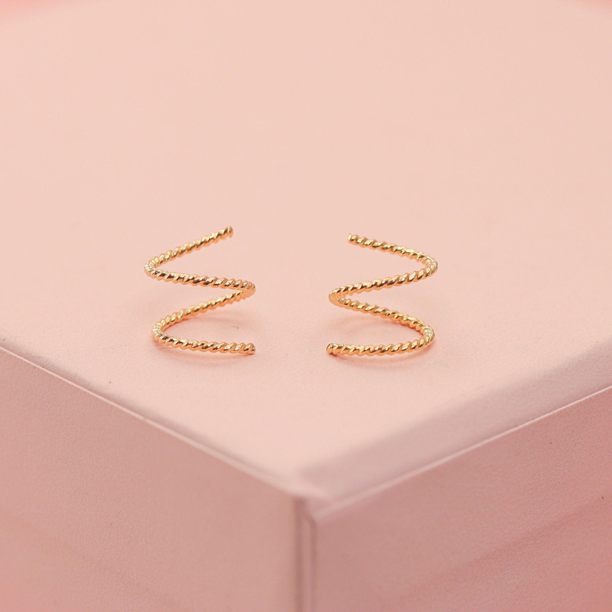 Sparkle Illusion Hoops