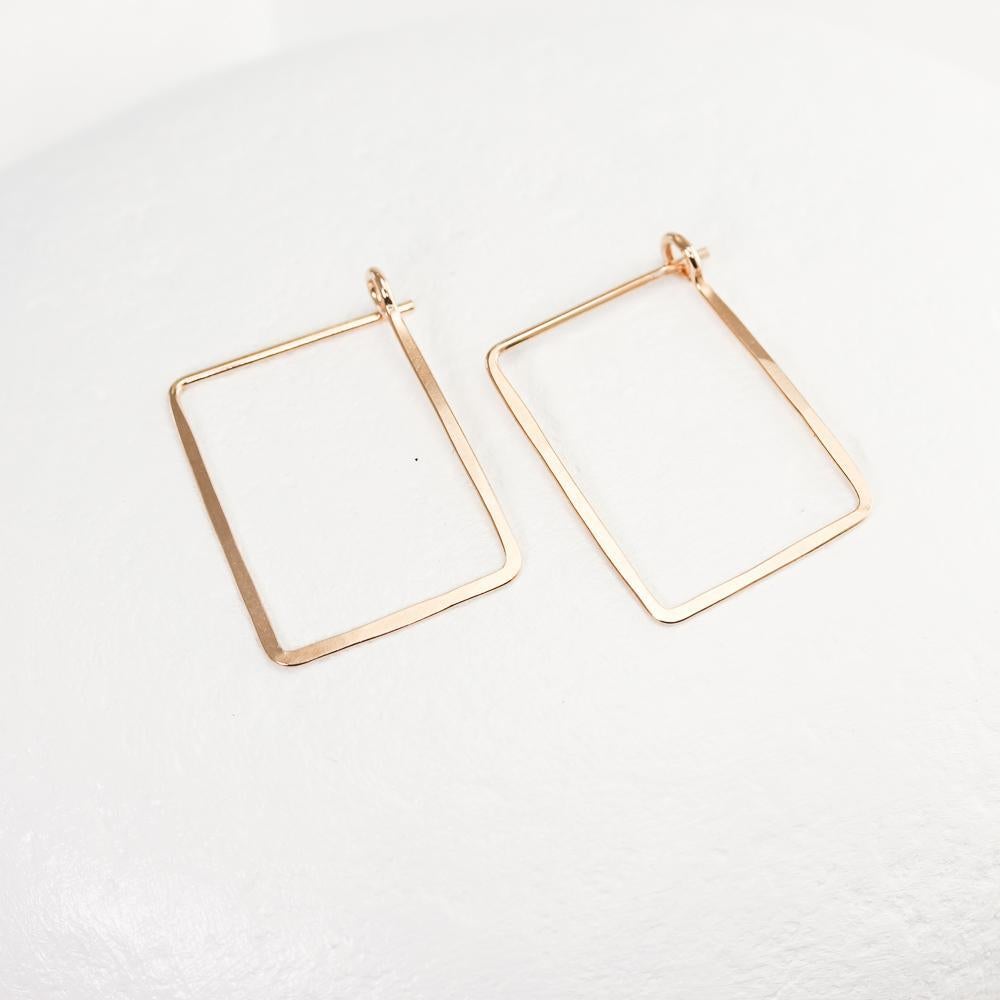 Glitter Detail Square Hoop Earrings | SHEIN IN