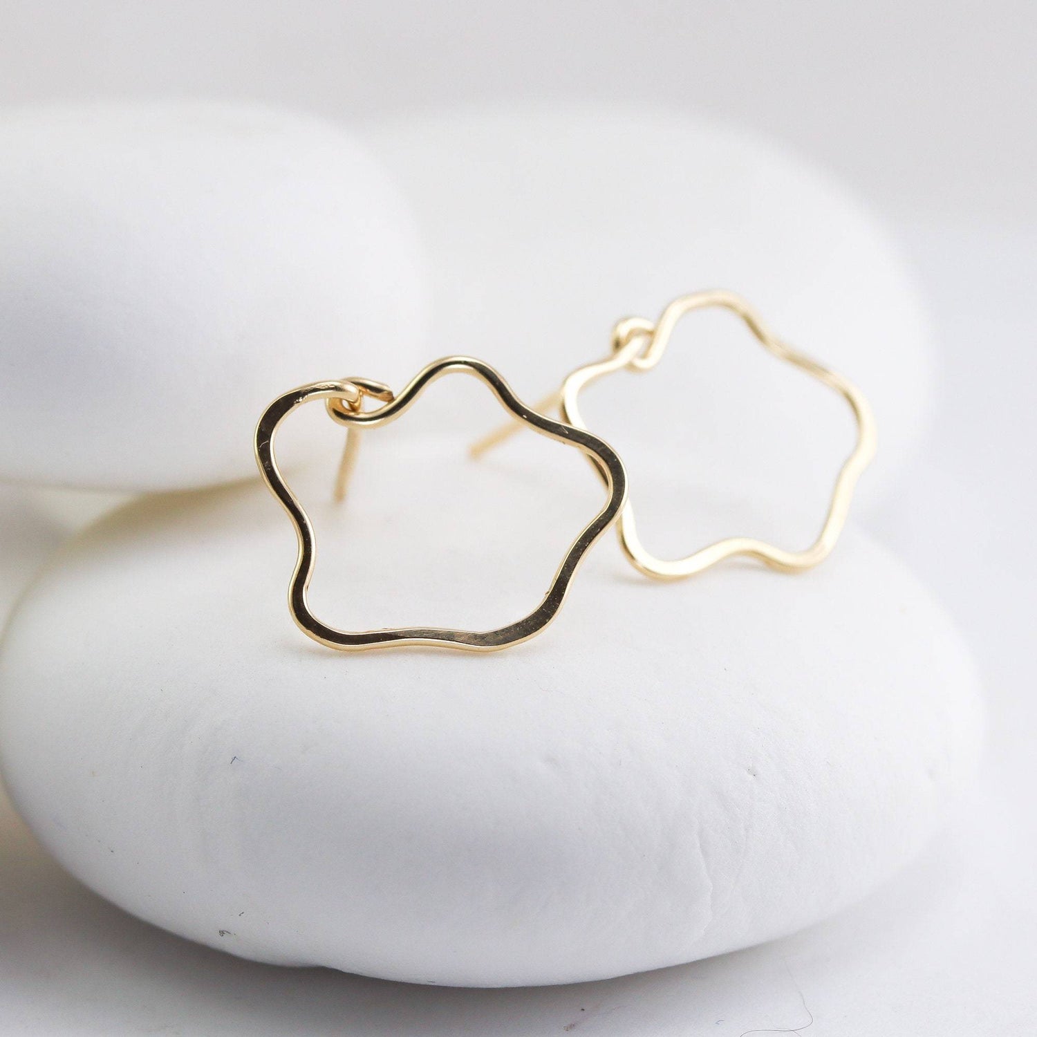 Storm Cloud Stud Earrings