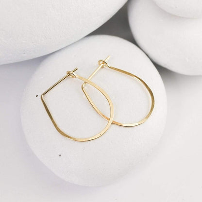 Teardrop Hoops