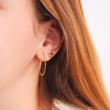 Teardrop Hoops