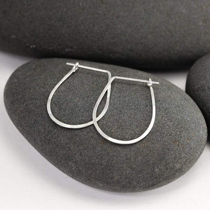 Teardrop Hoops