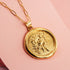 Wax Seal Peony Necklace