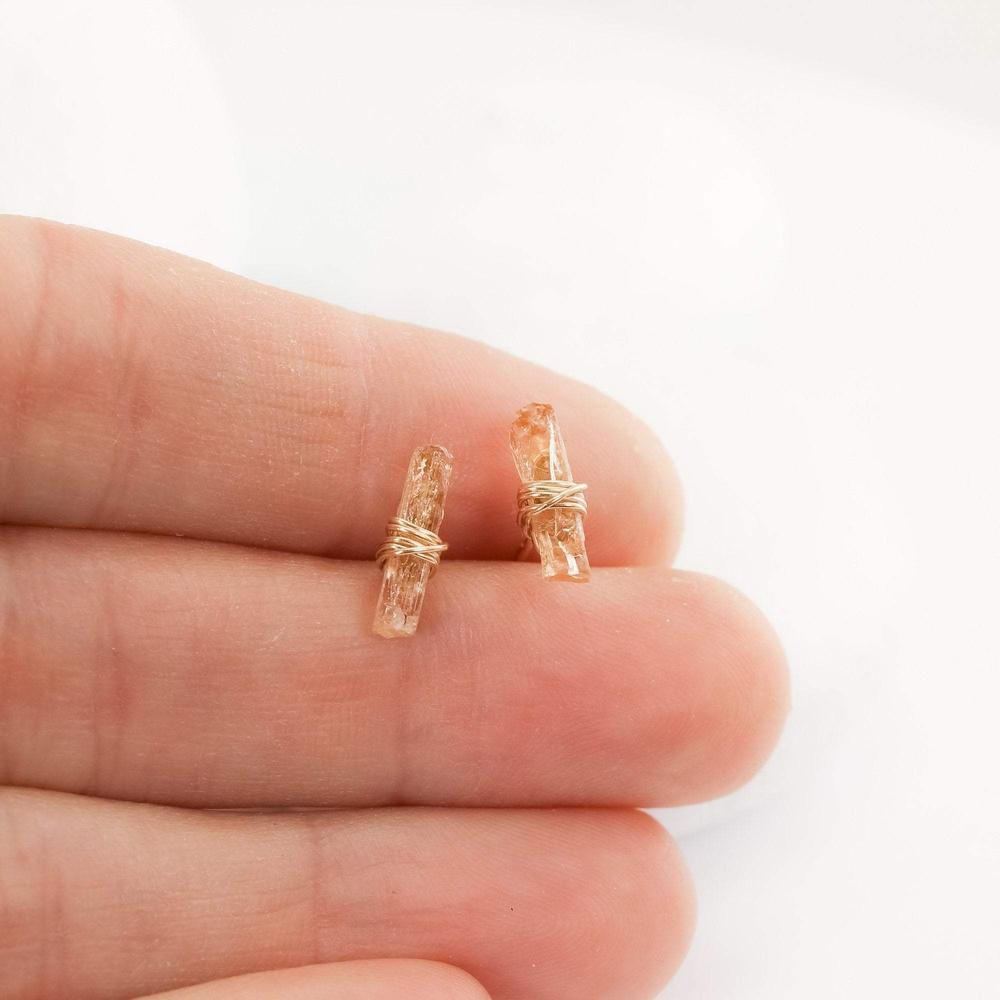 Imperial topaz clearance stud earrings