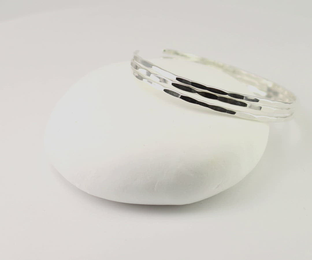Galilea Silver Cuff Bracelet – DOA Jewelry Co